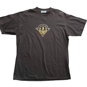 Christine Alexander Embroidered Black T-Shirt Size XXL
